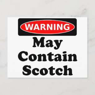 Cartão Postal May Contain Scotch