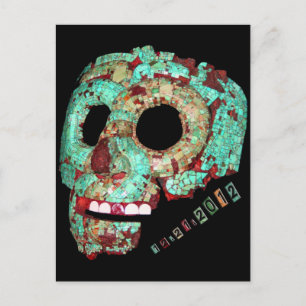 Cartão Postal Mayan Mask-2012