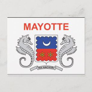 Cartão Postal Mayotte Flag