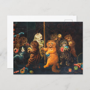 Cartão Postal Maypole   Louis Wain  
