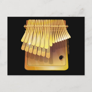 Cartão Postal Mbira de ouro