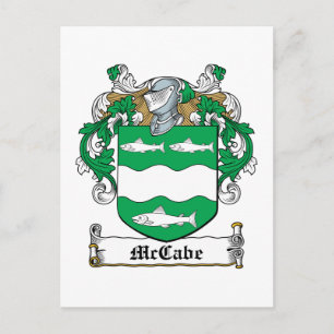 Cartão Postal McCabe Family Crest