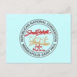 Cartão postal McCain South Dakota RNC