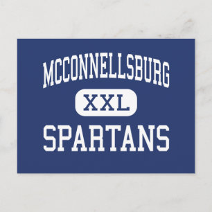 Cartão Postal McConnellsburg - Spartans - Alto - McConnellsburg
