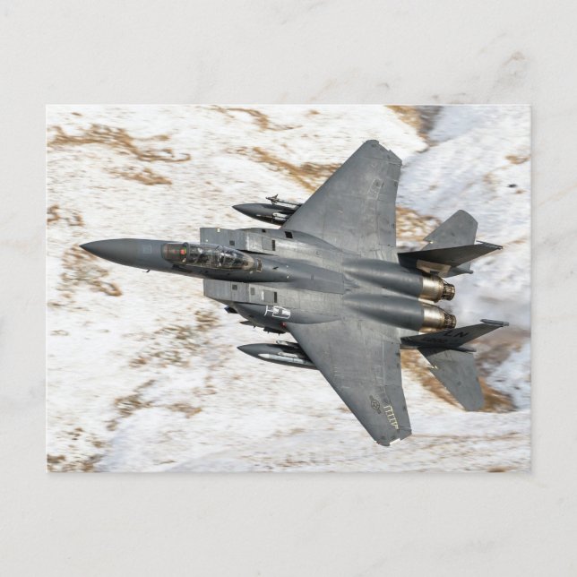 Cartão Postal McDonnell Douglas F-15 Eagle (Frente)