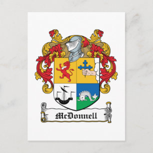 Cartão Postal McDonnell Family Crest
