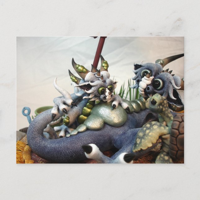 Cartão postal MD Beach Dragon (Closeup) (Frente)