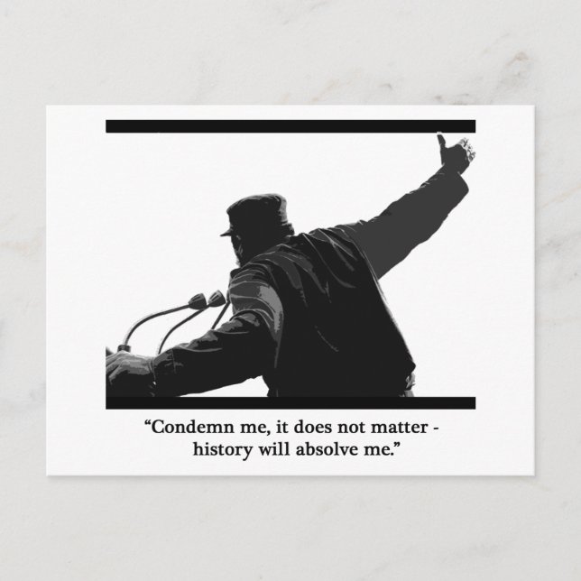 Cartão Postal "Me Condene" (Frente)