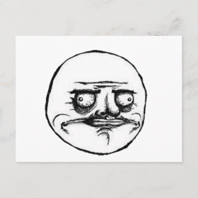 Cartão Postal Me Gusta Cara (Frente)