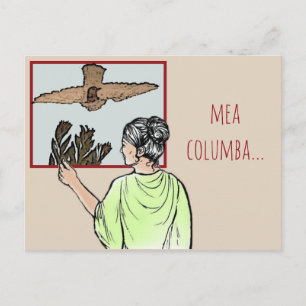 Cartão Postal mea columba (minha pomba)