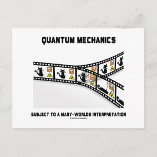 Cartão Postal Mecânica Quântica Interpretação De Muitos Mundos