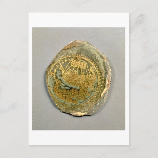 Cartão Postal Medalhão representando Jonah e a baleia, Roman, 4t (Frente)