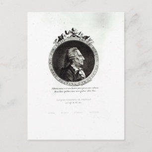 Cartão Postal Medallion Portrait of Giacomo Casanova, 63 anos
