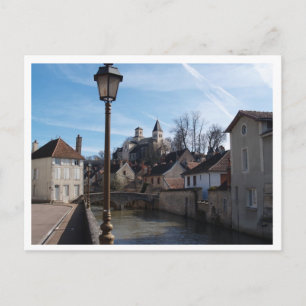 Cartão Postal Medeaval Chatillon-sur-Siene Burgundy.