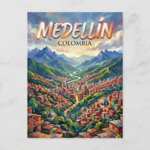 Cartão Postal Medellín Colômbia