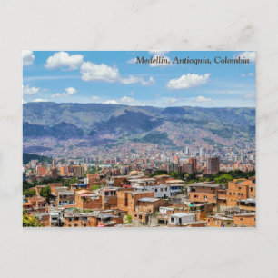 Cartão Postal Medellín, Colômbia, Barrio San Javier City View