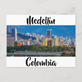 Cartão Postal Medellín, Colômbia, paisagem urbana