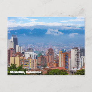 Cartão Postal Medellín, Colômbia - Skyline