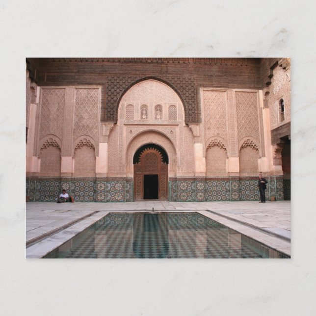 Cartão Postal Medersa ben Youssef (Frente)