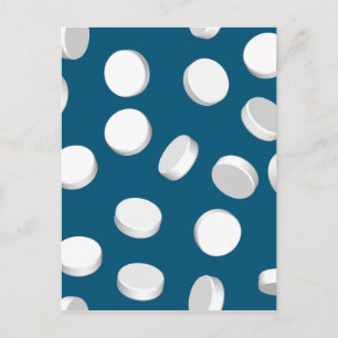 Cartão Postal medicamentos para pílulas azuis