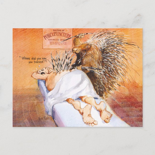 Cartão Postal Medicina experimental (Frente)