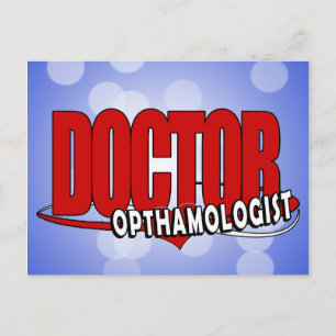 CARTÃO POSTAL MÉDICO DE LOGOTIPO OPTHAMOLOGISTA