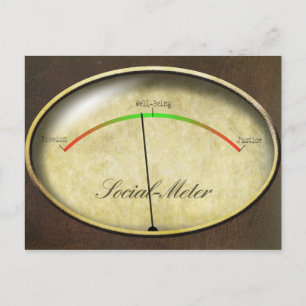 Cartão Postal Medidor social