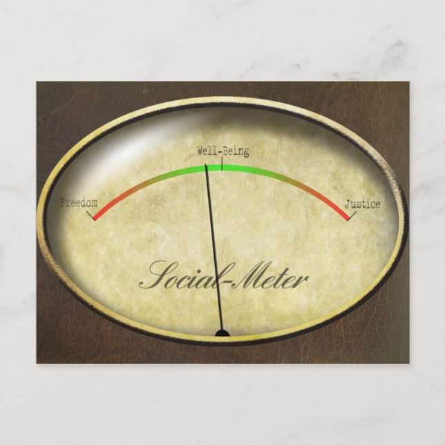Cartão Postal Medidor social (Frente)