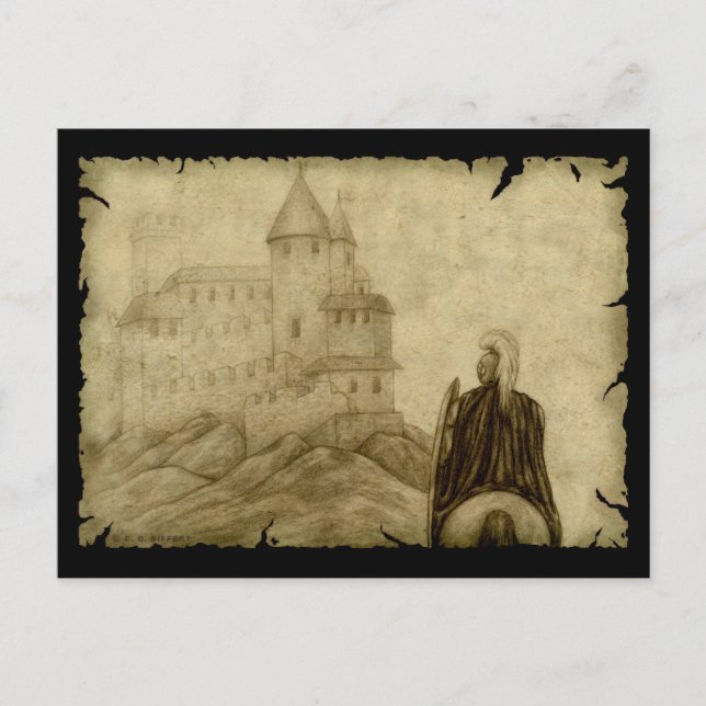 Cartão Postal Medieval (Frente)