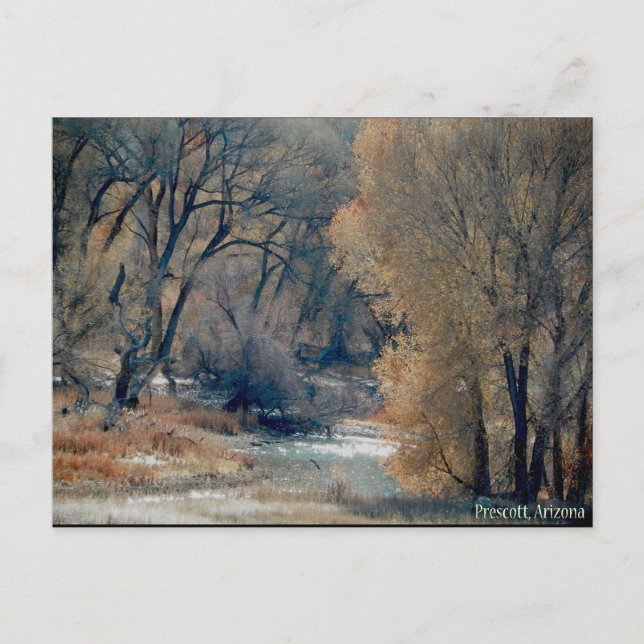 Cartão Postal Médio Dezembro De 2010, Aumento Em Prescott, Arizo (Frente)