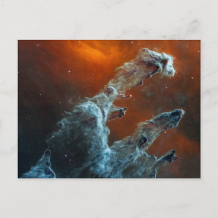 Cartão Postal Médio-Infravermelia Os Pilares Da Criação.