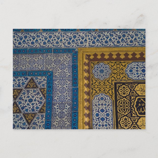 Cartão Postal Médio Oriente Turquia e cidade de Istambul com (Frente)