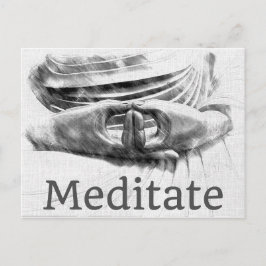 Cartão Postal Meditação