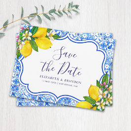 Cartão Postal Mediterranean Tiles  Italian Style Wedding 