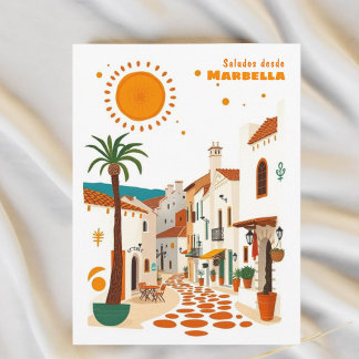 Cartão postal mediterrânico espanha