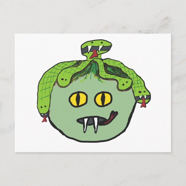 Cartão Postal Medusa (Frente)
