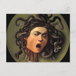 Cartão Postal Medusa Cabeça Por Caravaggio