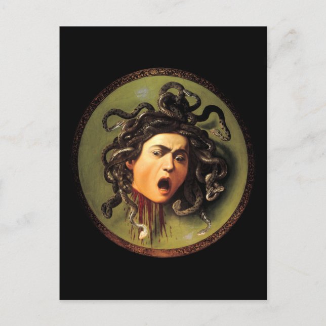 Cartão Postal Medusa, Caravaggio (Frente)