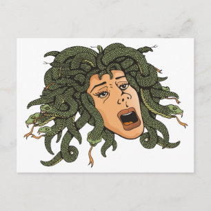 Cartão Postal Medusa Head