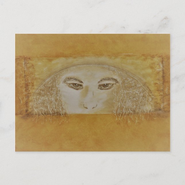 Cartão Postal medusas, la mujer de sol (Frente)