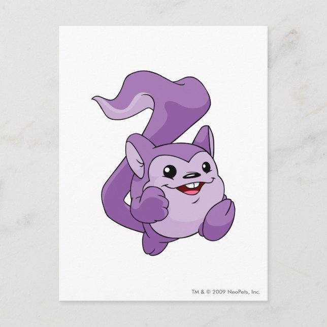 Cartão Postal Meerca Purple (Frente)