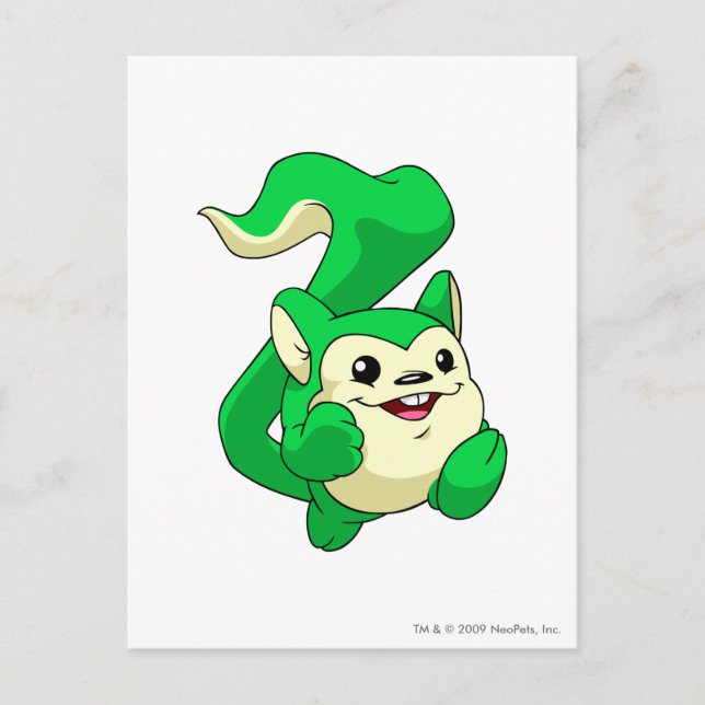 Cartão Postal Meerca Verde (Frente)