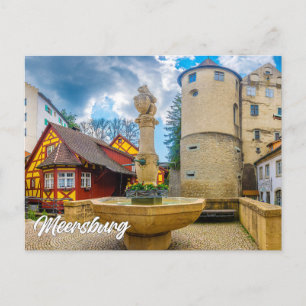 Cartão Postal Meersburg, Alemanha