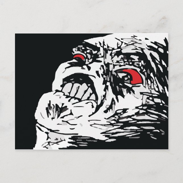 Cartão Postal Mega Rage (Frente)