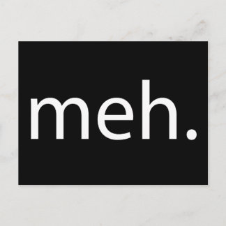 Cartão Postal meh