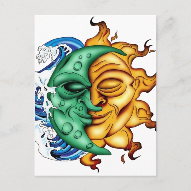 Cartão Postal Meia Lua Meio Sol (Frente)