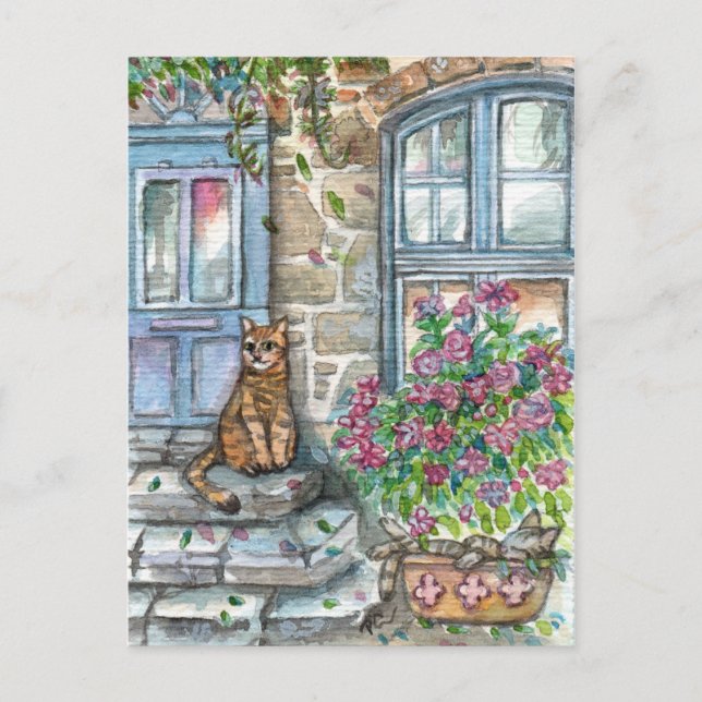 Cartão Postal Meia na porta (Frente)