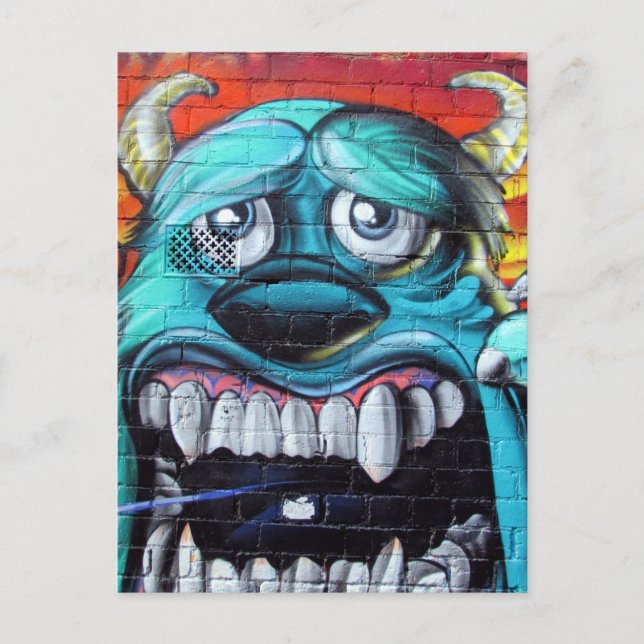 Cartão Postal meias de Melbourne monstro (Frente)