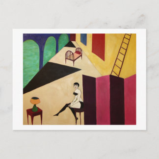 Cartão Postal Meias pretas