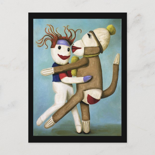 Cartão Postal Meias Sujas Dançando Tango (Frente)